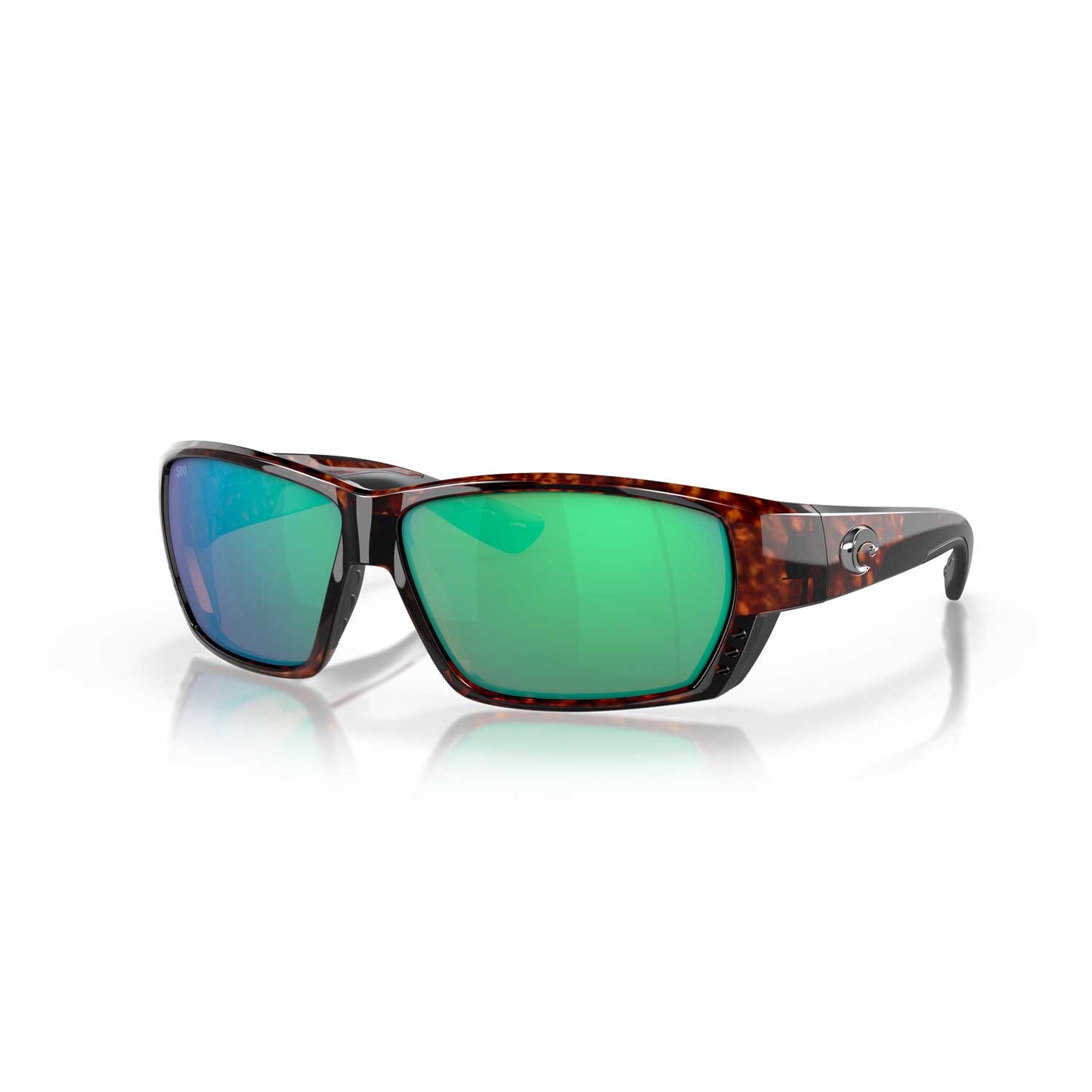 Costa Sunglasses Tuna Alley - Tortoise Frame W/Green Mirror Lens