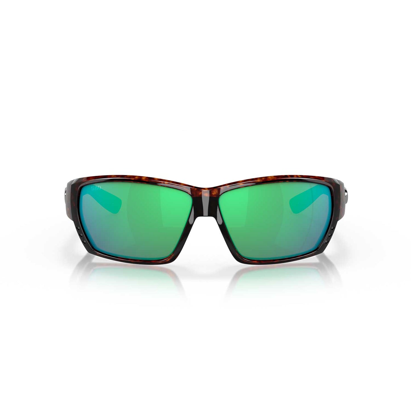 Costa Sunglasses Tuna Alley - Tortoise Frame W/Green Mirror Lens