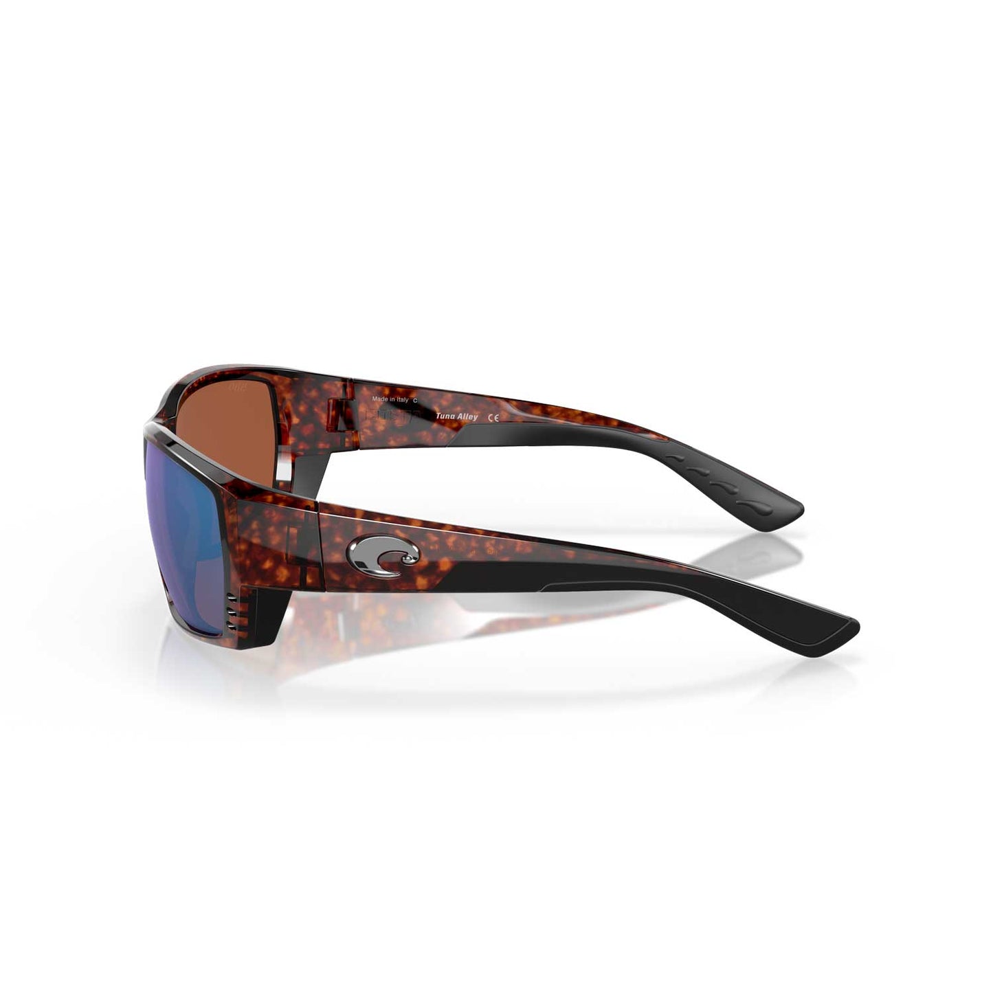 Costa Sunglasses Tuna Alley - Tortoise Frame W/Green Mirror Lens