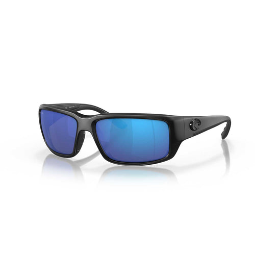 Costa Sunglasses Fantail Blackout Frame W/ Blue Mirror Lens - BeachToBlvd