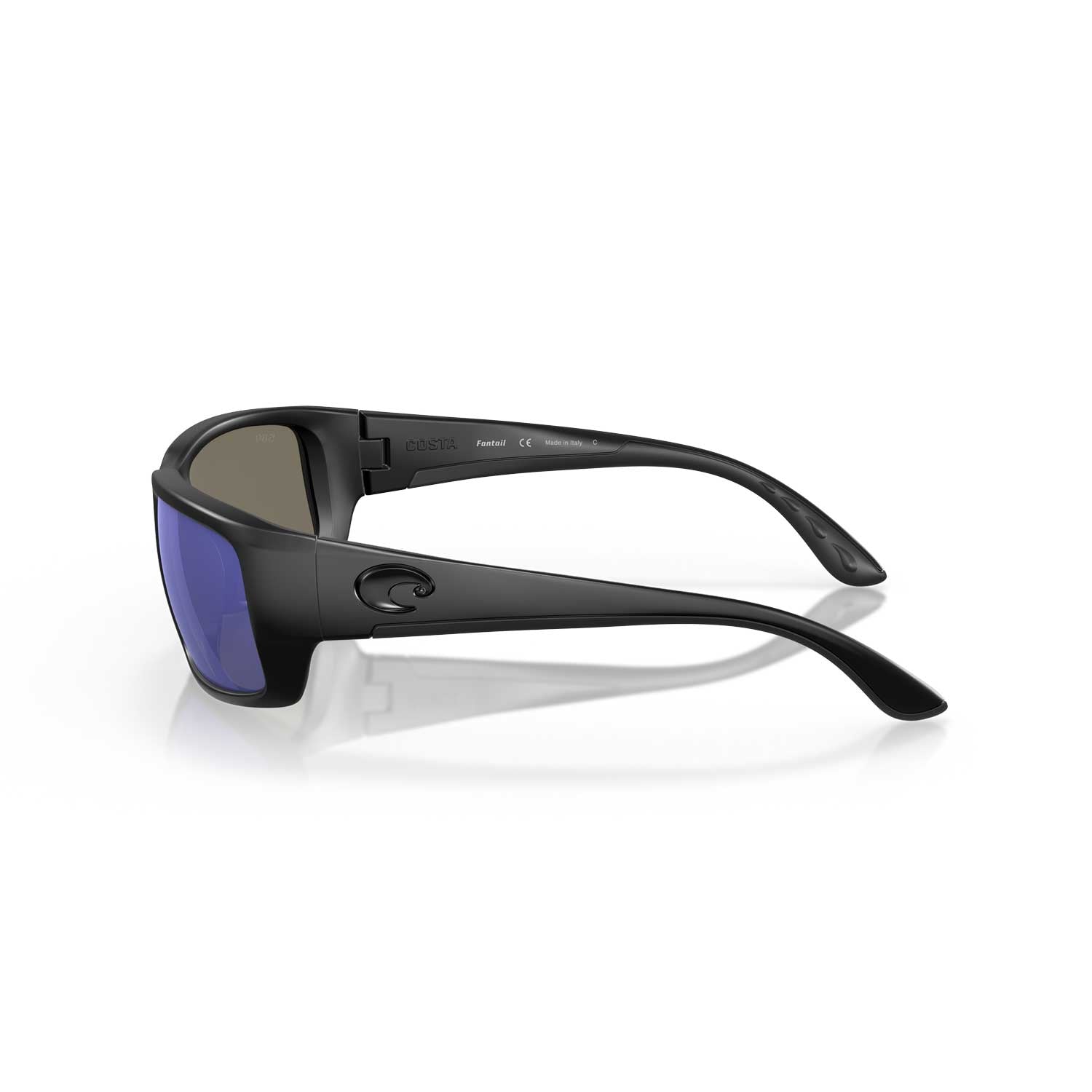 Costa Sunglasses Fantail Blackout Frame W/ Blue Mirror Lens - BeachToBlvd