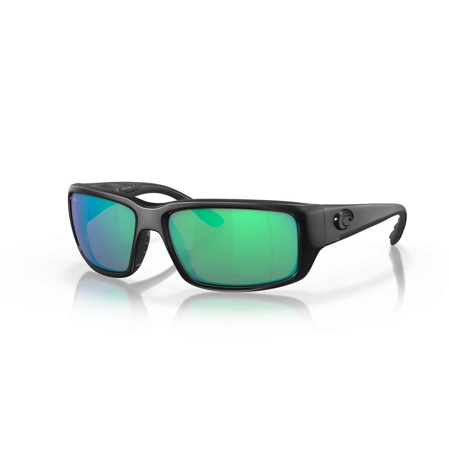 Costa Sunglasses Fantail Polarized - Blackout Frame W/Green Mirror Glass Lens