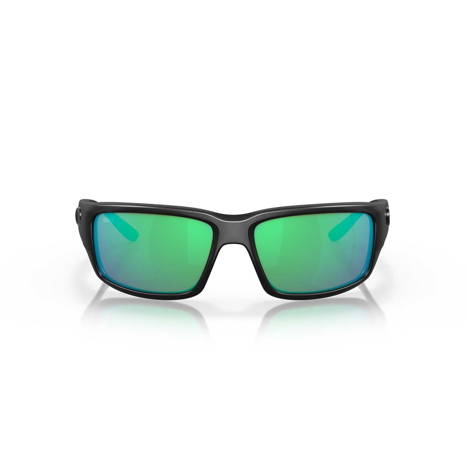 Costa Sunglasses Fantail Polarized - Blackout Frame W/Green Mirror Glass Lens - BeachToBlvd