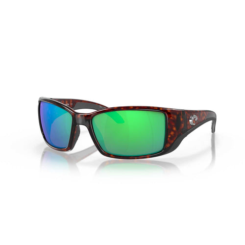 Costa Sunglasses Blackfin  - Tortoise Frame w/ Green Mirror Lens - BeachToBlvd