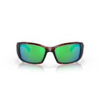 Costa Sunglasses Blackfin  - Tortoise Frame w/ Green Mirror Lens - BeachToBlvd