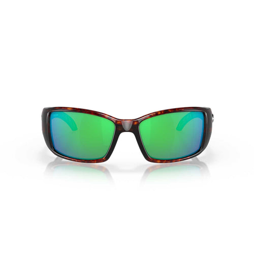 Costa Sunglasses Blackfin  - Tortoise Frame w/ Green Mirror Lens - BeachToBlvd