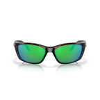 Costa Sunglasses Fisch - Tortoise Frame W/Green Mirror Lens - BeachToBlvd
