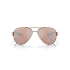 Costa Sunglasses South Point Rose Gold Frame W/Copper Silver Mirror Lens - BeachToBlvd