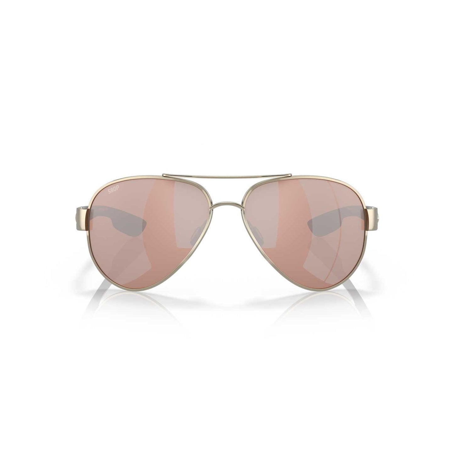 Costa Sunglasses South Point Rose Gold Frame W/Copper Silver Mirror Lens