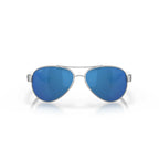 Costa Sunglasses Loreto Palladium Frame W/Blue Mirror Lens - BeachToBlvd