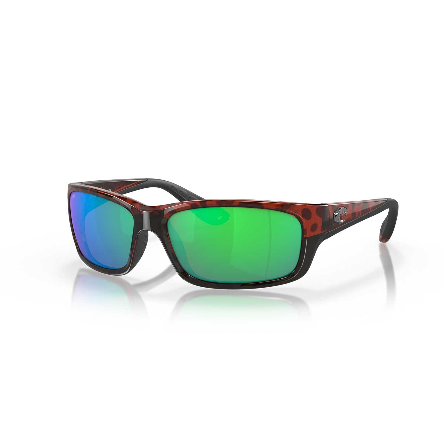 Costa Sunglasses Jose - Tortoise Frame W/Green Mirror Lens