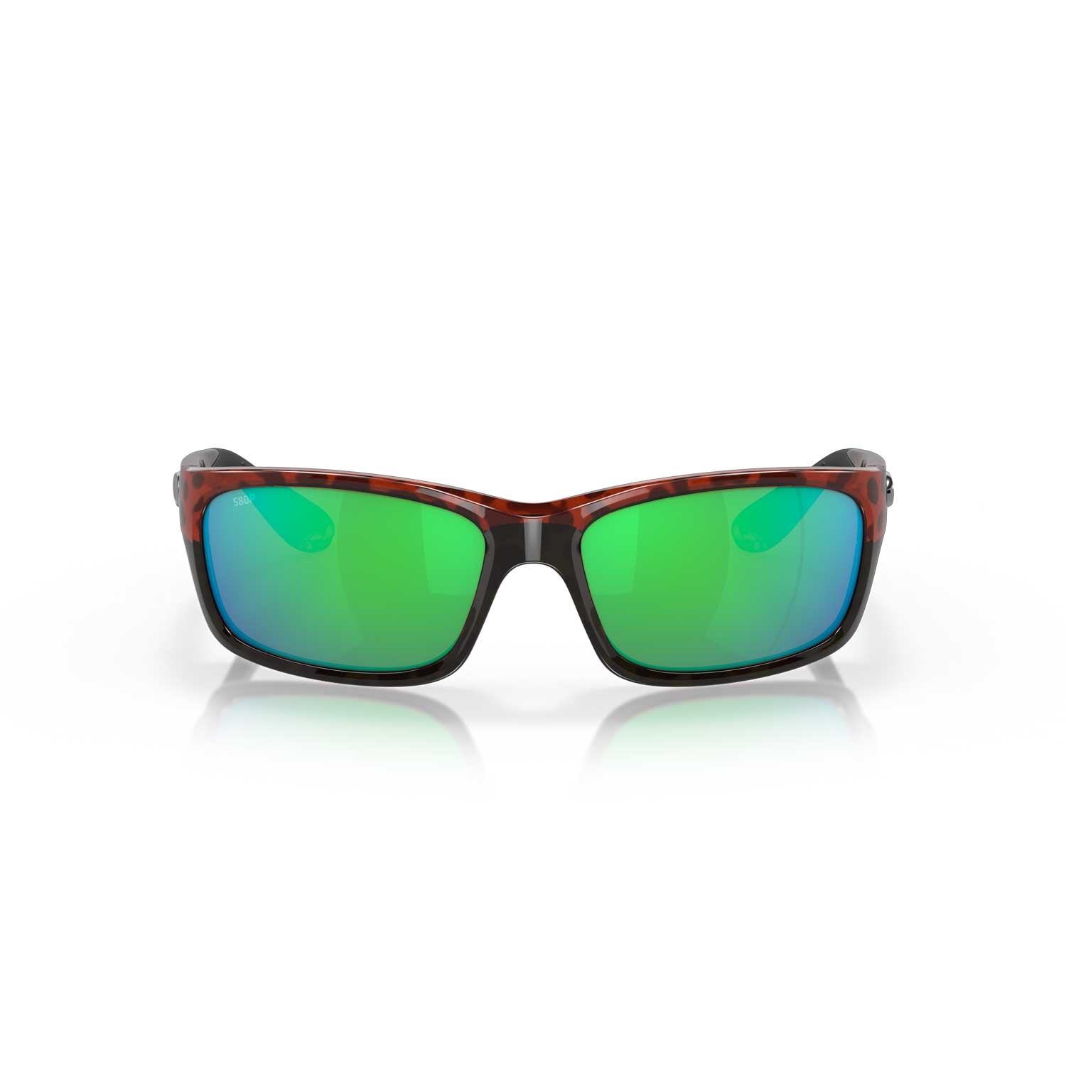 Costa Sunglasses Jose - Tortoise Frame W/Green Mirror Lens - BeachToBlvd