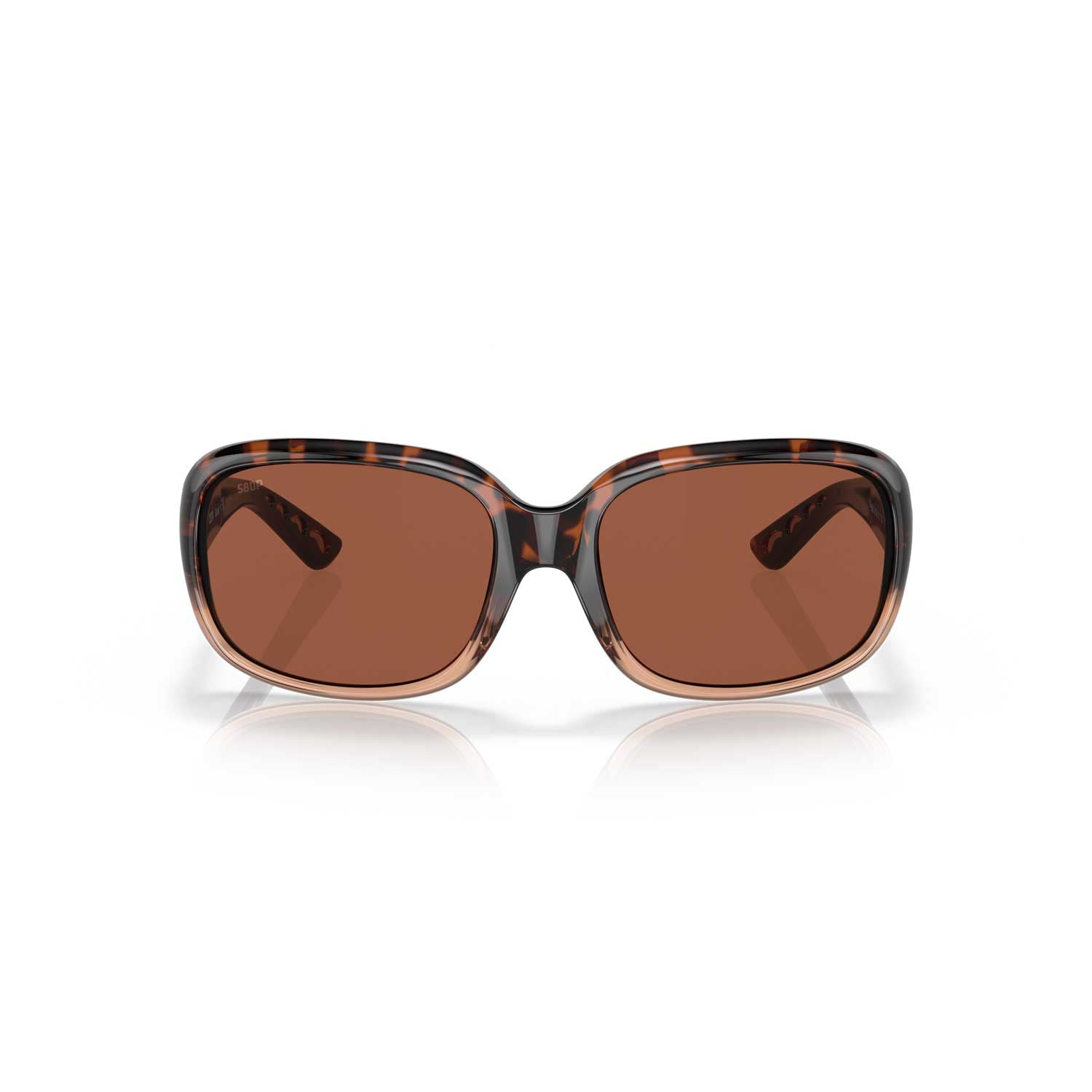 Costa Sunglasses Gannet 120 - Shiny Tortoise Fade Frame W/ Copper Lens - BeachToBlvd