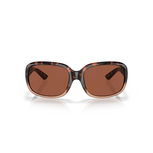 Costa Sunglasses Gannet 120 - Shiny Tortoise Fade Frame W/ Copper Lens - BeachToBlvd