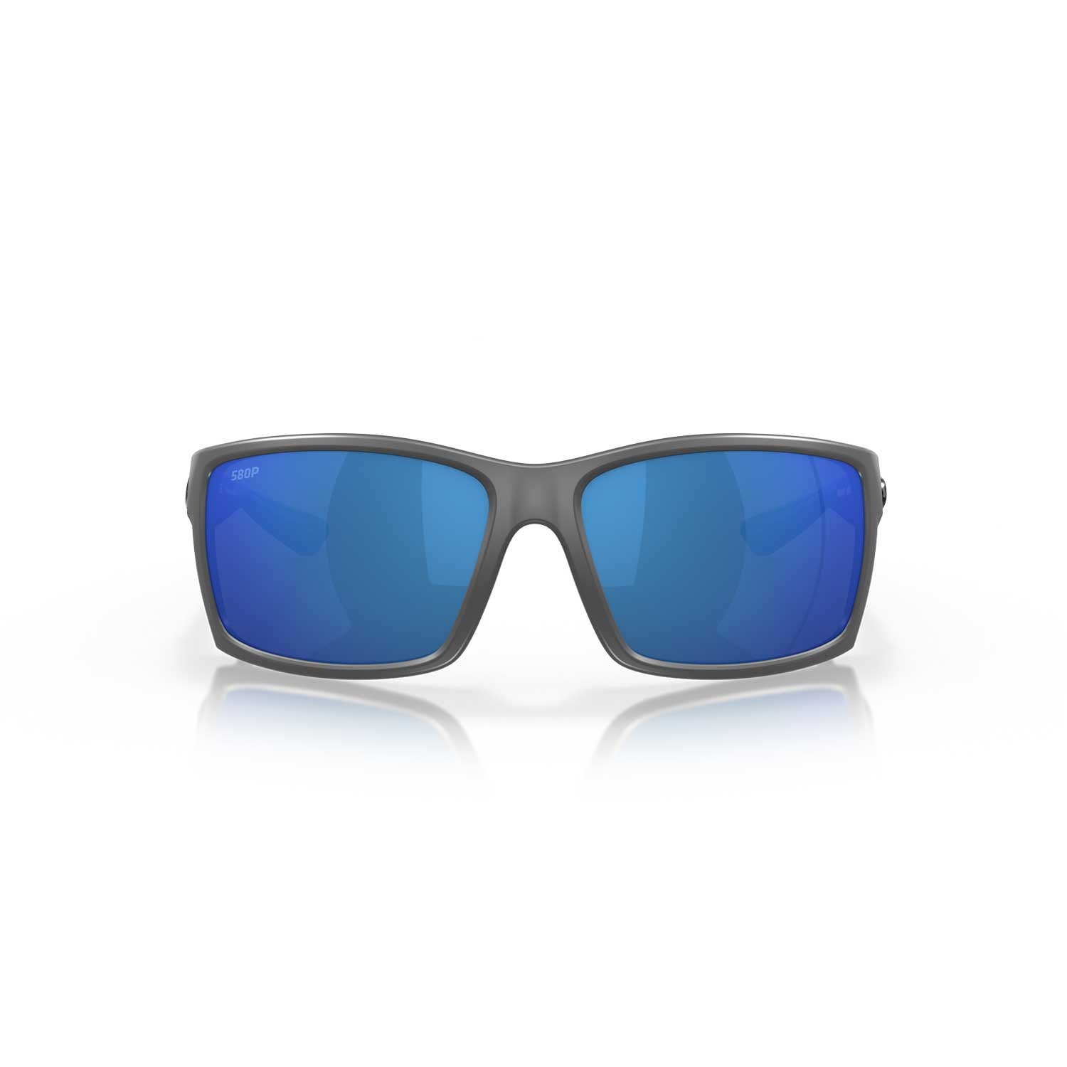 Costa Sunglasses - Reefton - Matte Gray Frame w/ Blue Mirror Polarized Lens - BeachToBlvd