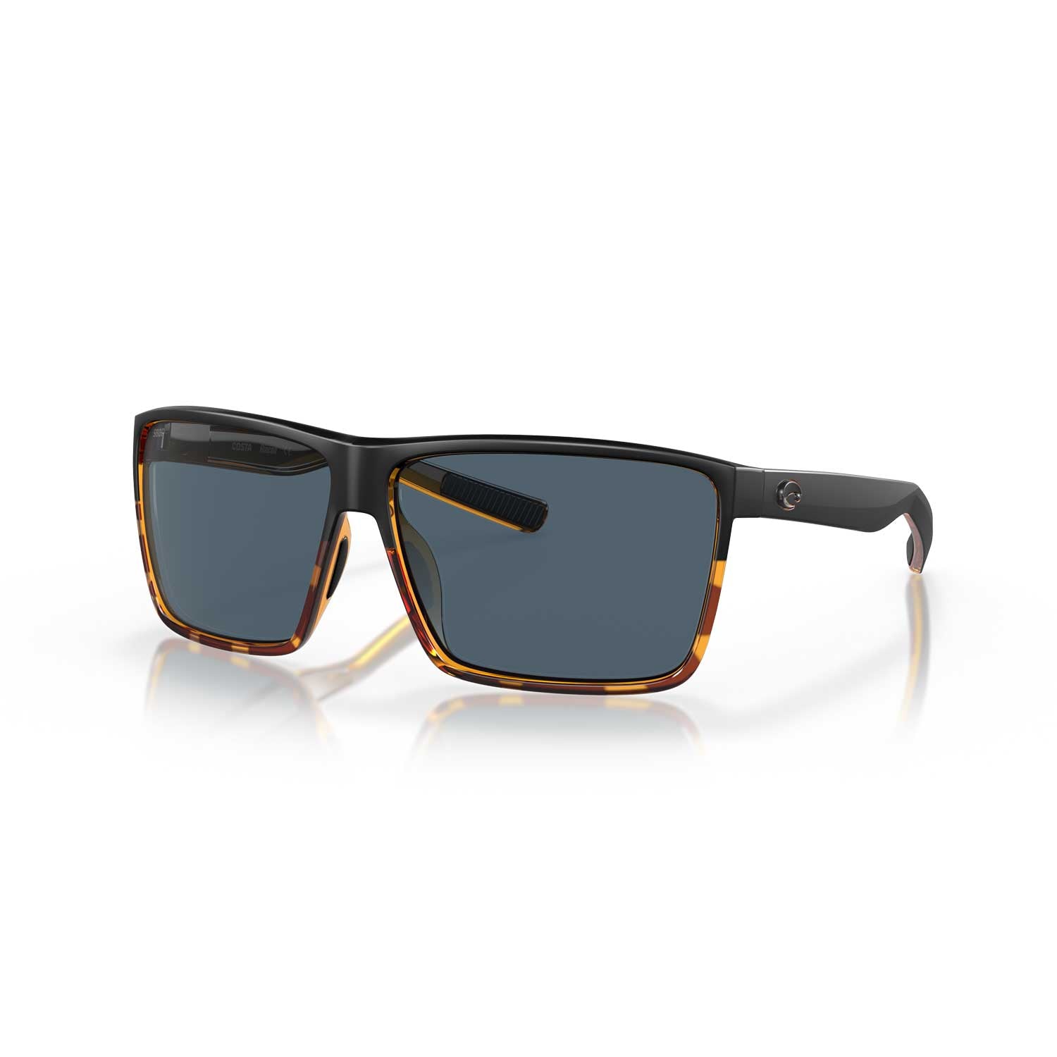 Costa Sunglasses Rincon - Matte Black/Shiny Tortoise Frame W/Gray Lens - BeachToBlvd