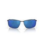 Costa Sunglasses Turret - Matte Black Frame w/Blue Mirror Lens - BeachToBlvd