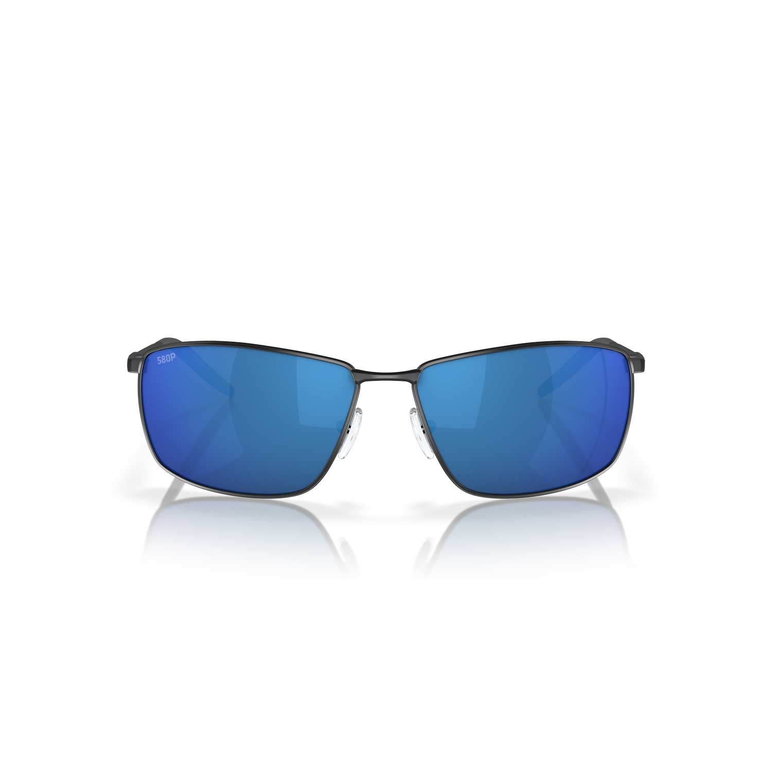 Costa Sunglasses Turret - Matte Black Frame w/Blue Mirror Lens - BeachToBlvd