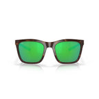 Costa Sunglasses Panga - Shiny Tortoise/White/Seafoam Crystal Frame - Green Mirror Lens - BeachToBlvd