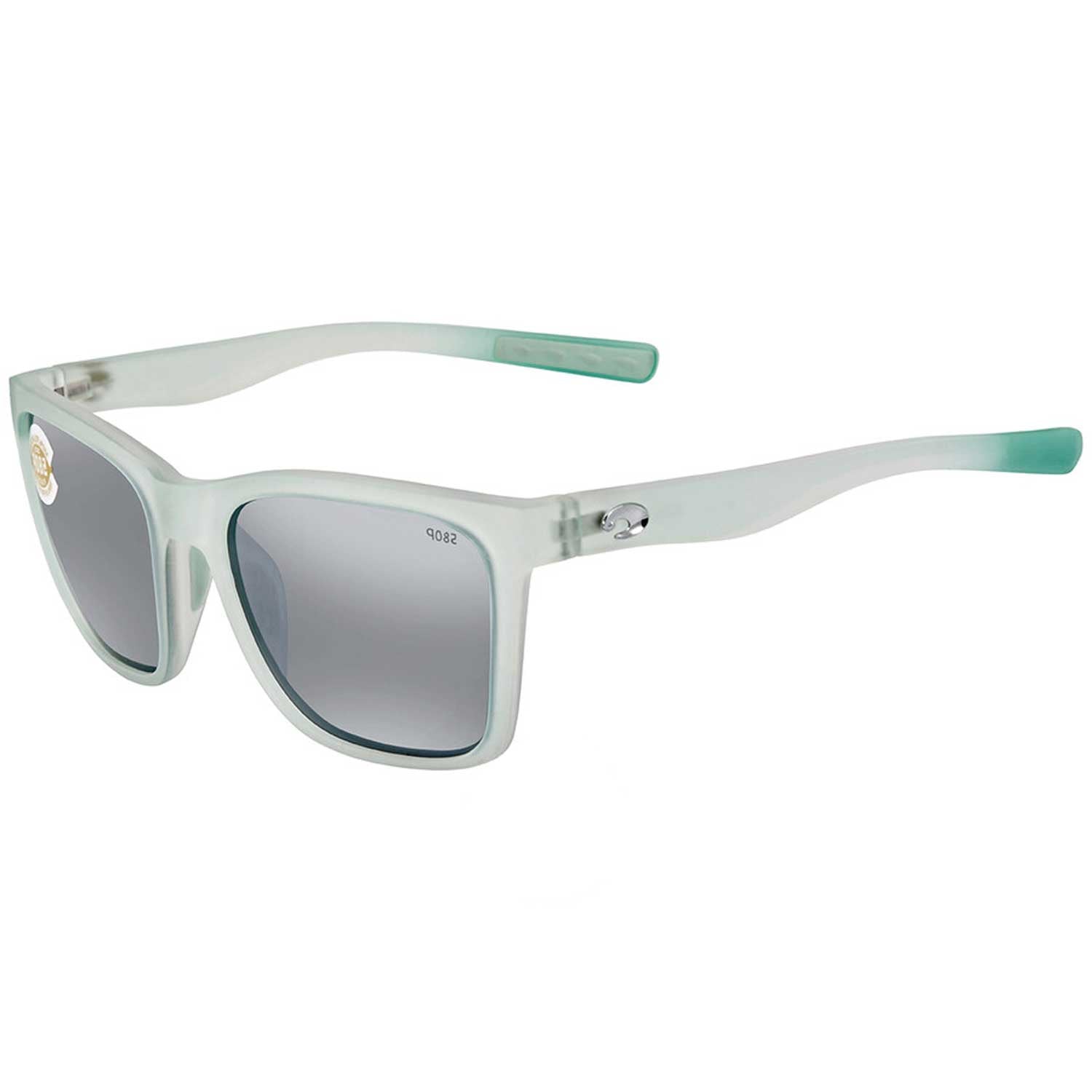 Costa Sunglasses Panga - Matte Seafoam Crystal Green Frame w/ Silver Mirror Lens - BeachToBlvd