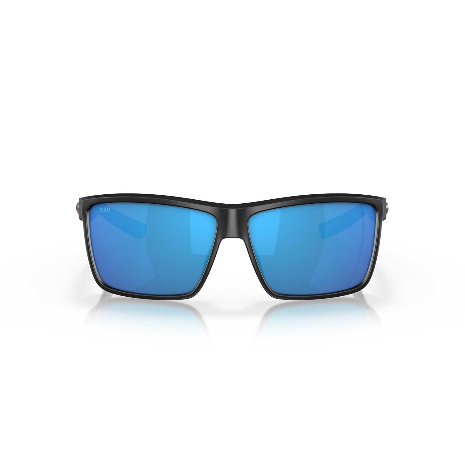 Costa Sunglasses Rinconcito - Matte Black Frame W/Blue Mirror Glass Lens - BeachToBlvd
