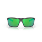 Costa Sunglasses Rinconcito - Matte Gray Frame w\ Green Mirror Lens - BeachToBlvd