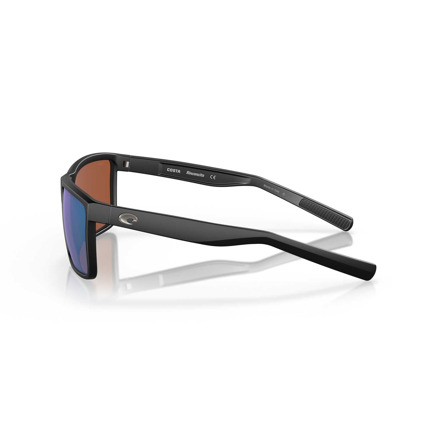 Costa Sunglasses Rinconcito - Matte Black Frame W/Green Mirror Lens - BeachToBlvd