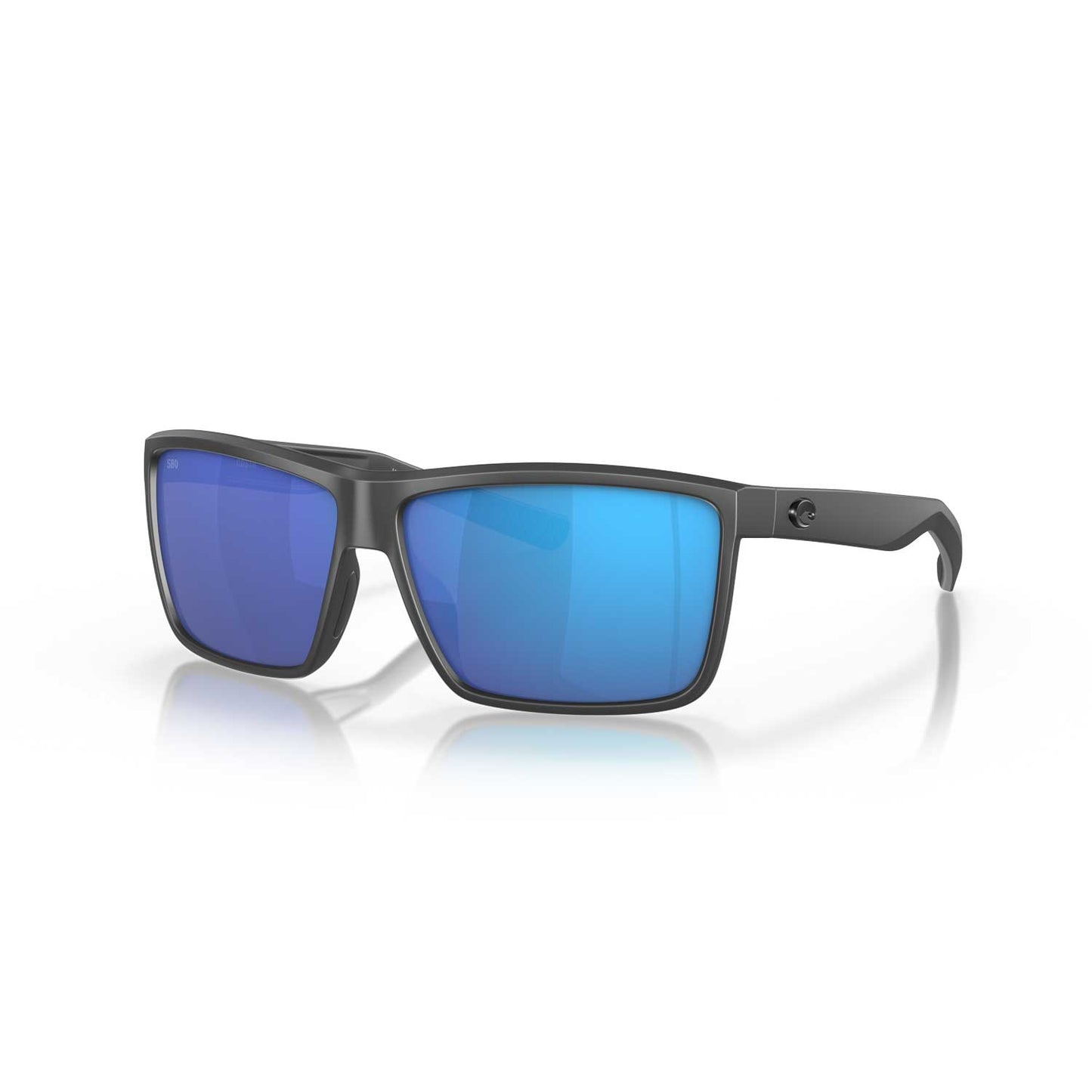 Costa Sunglasses Rinconcito - Matte Gray Frame w\ Blue Mirror Lens