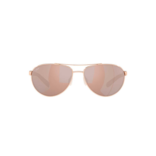 Costa Sunglasses Fernandina - Rose Gold Frame w\ Copper Silver Mirror Lens - BeachToBlvd