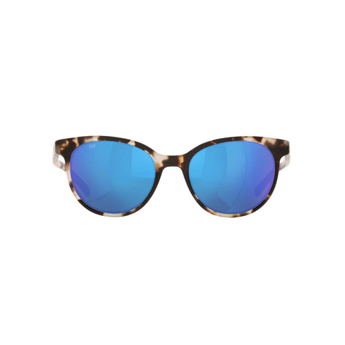 Costa Sunglasses Isla - Shiny Tiger Cowrie Frame W/ Blue Mirror Lens - BeachToBlvd