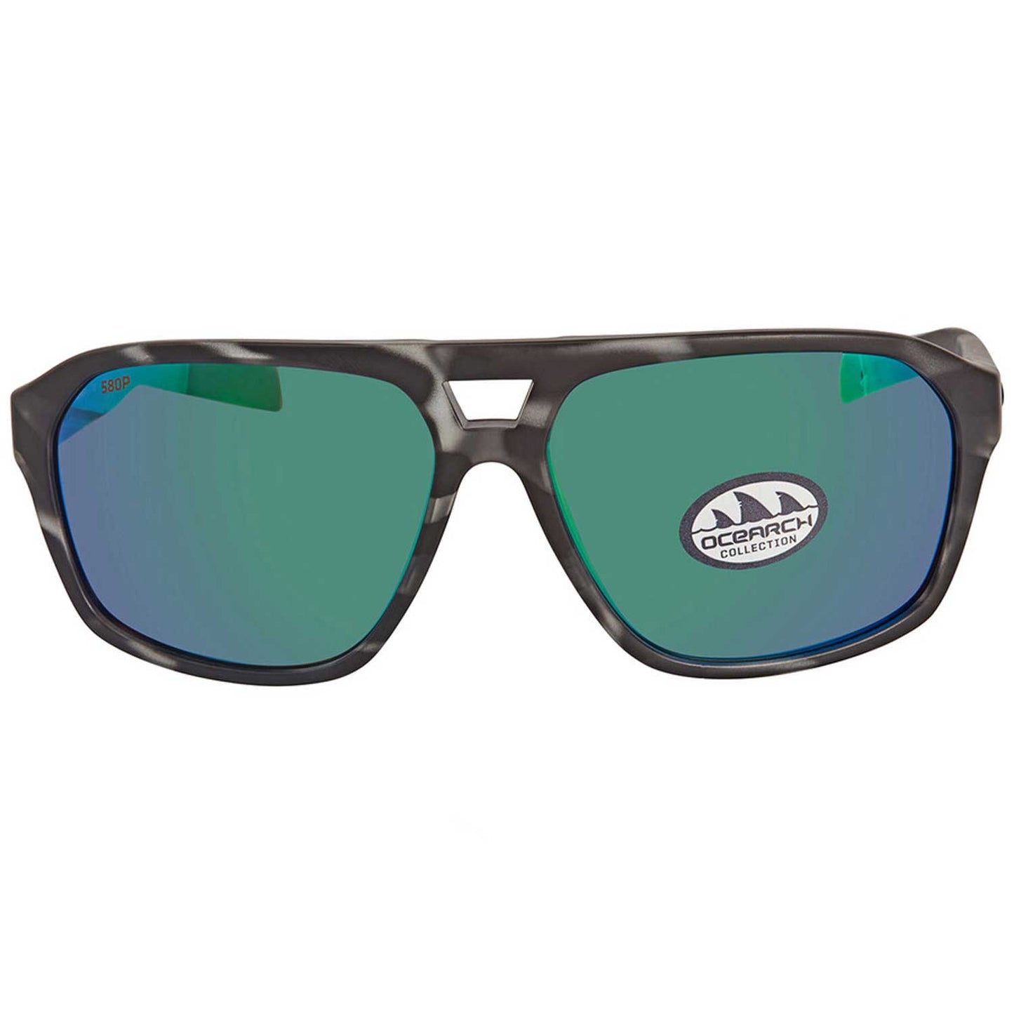 Costa Sunglasses Switchfoot Ocearch - Matt Tiger Shark Frame W/Green Mirror Lens
