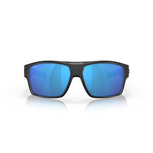 Costa Sunglasses Diego - Matte Black Frame w/ Blue Mirror Lens - BeachToBlvd