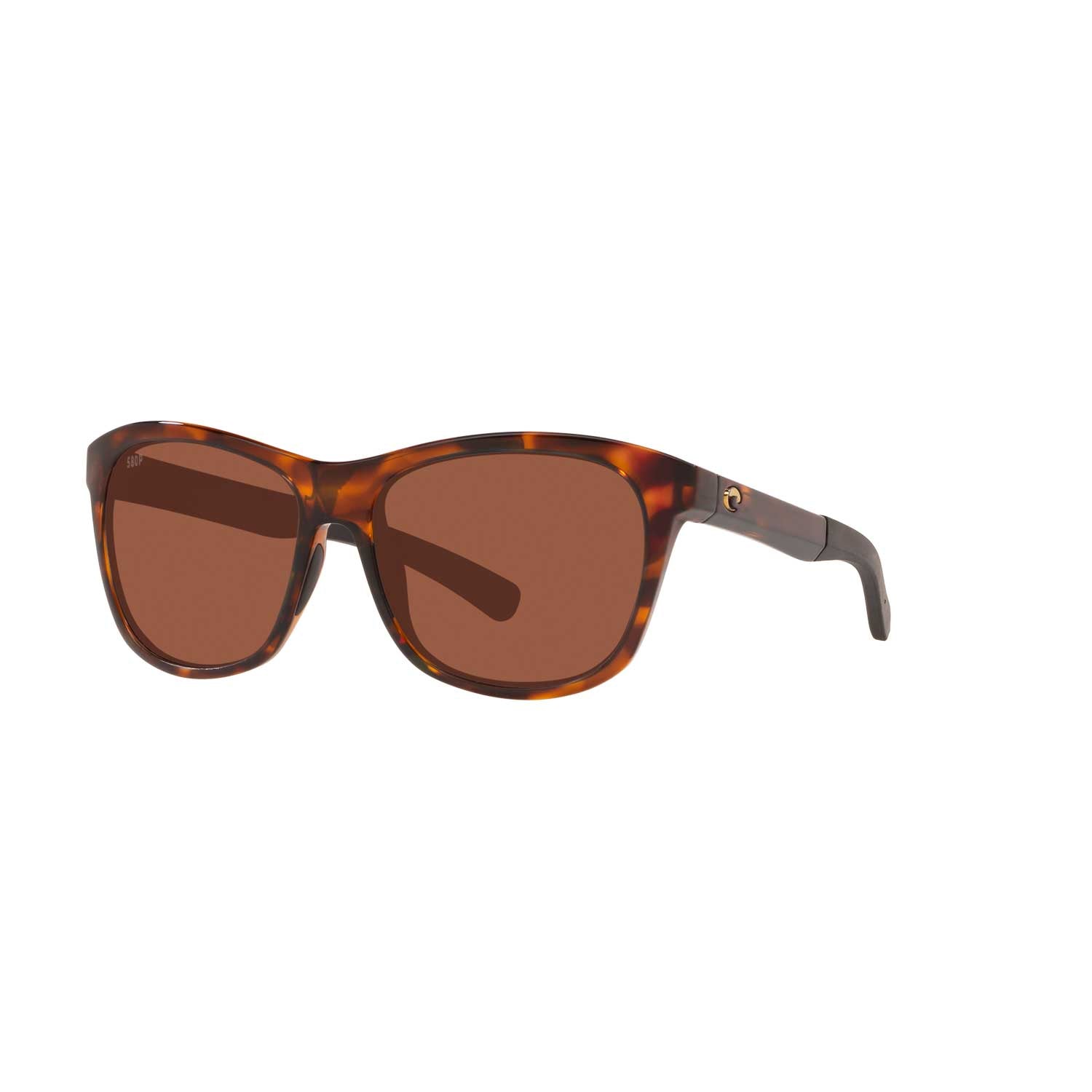 Costa Sunglasses Vela - Shiny Tortoise Frame W/ Copper Lens - BeachToBlvd