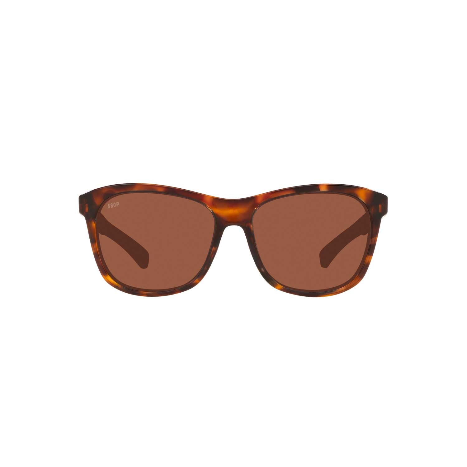 Costa Sunglasses Vela - Shiny Tortoise Frame W/ Copper Lens - BeachToBlvd