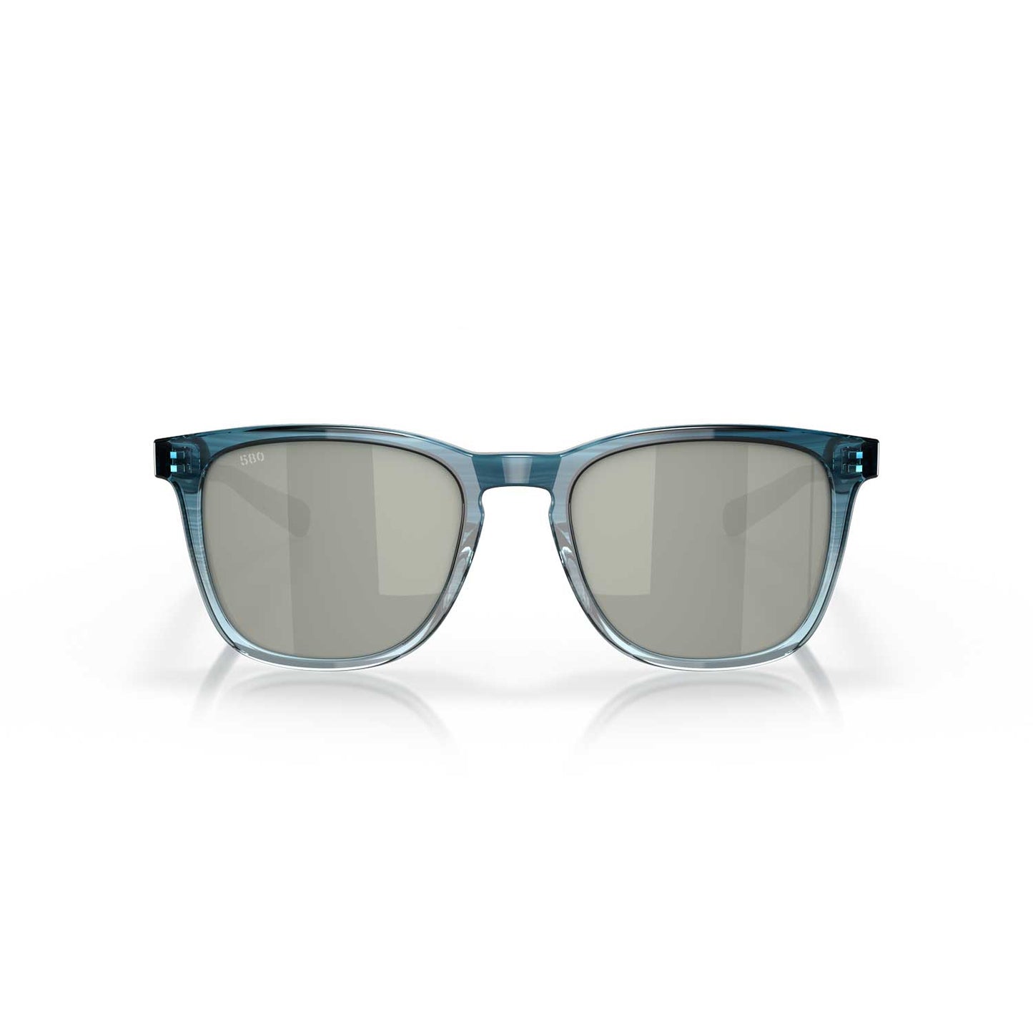 Costa Sunglasses Sullivan - Shiny Deep Teal Fade Frame w/ Gray Silver Mirror Lens
