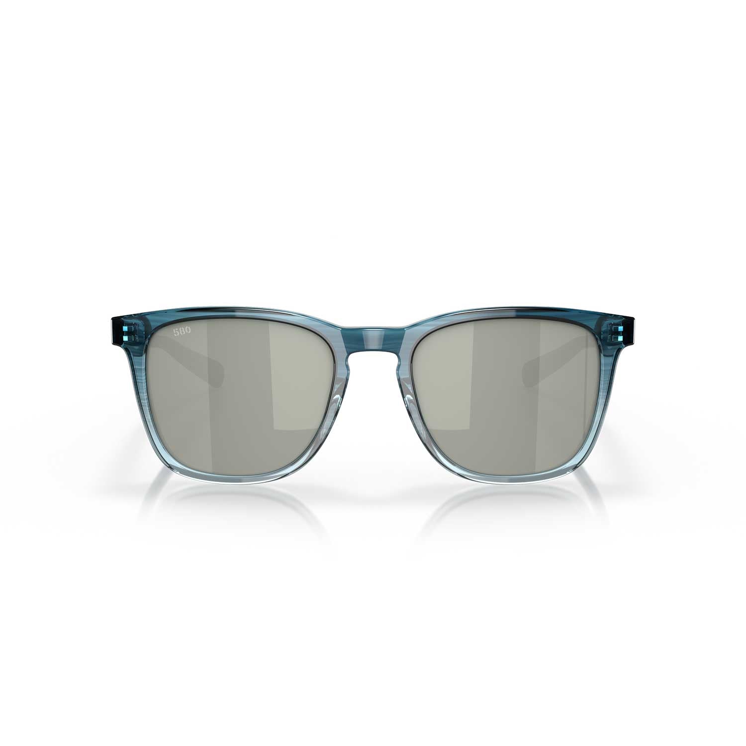 Costa Sunglasses Sullivan - Shiny Deep Teal Fade Frame w/ Gray Silver Mirror Lens - BeachToBlvd