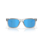 Costa Sunglasses Tybee Shiny Light Gray Crystal Frame - Blue Mirror Lens - BeachToBlvd