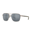 Costa Sunglasses Wader - Brushed Gunmetal Frame w/ Gray Silver Mirror Lens - BeachToBlvd