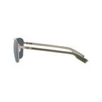 Costa Sunglasses Wader - Brushed Gunmetal Frame w/ Gray Silver Mirror Lens - BeachToBlvd