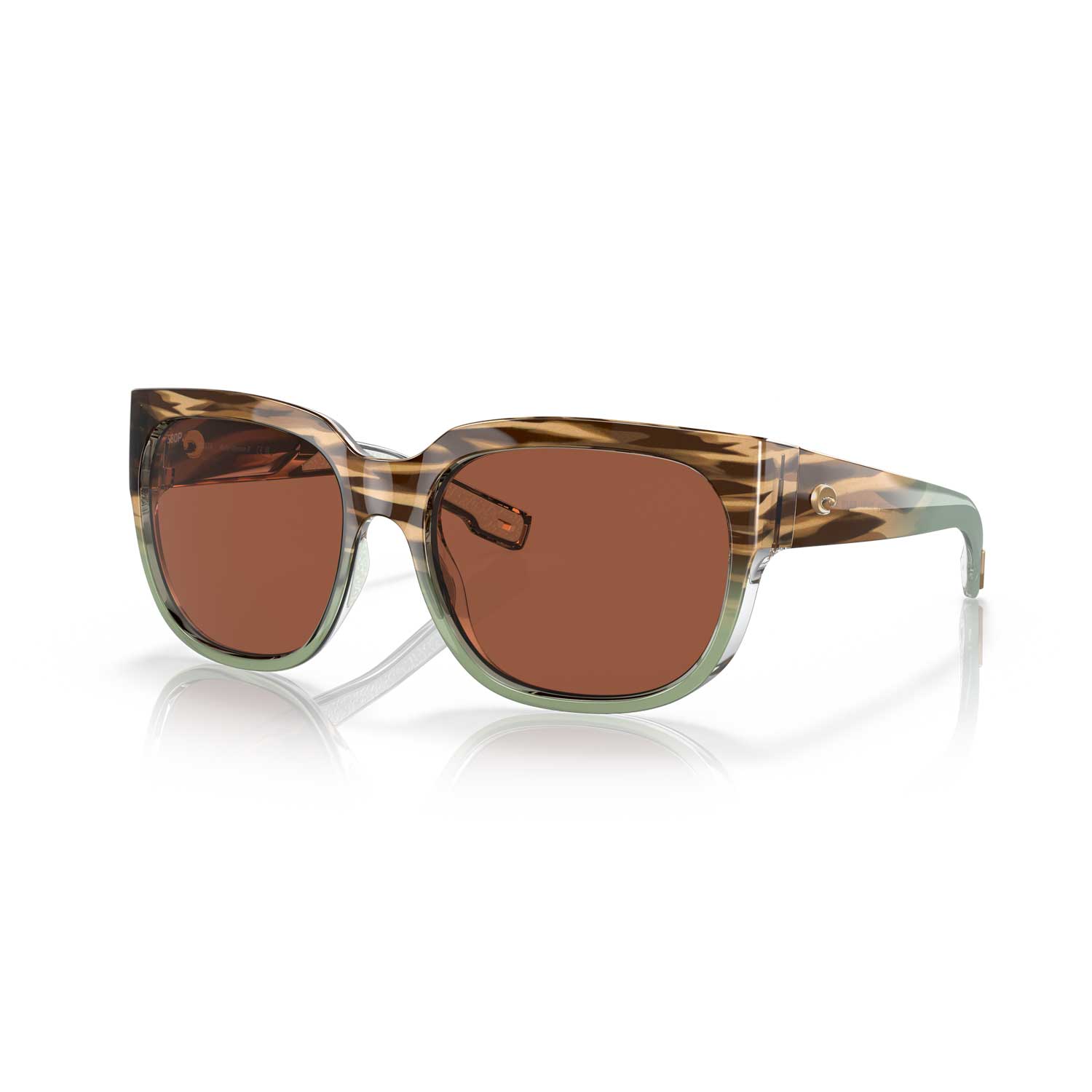 Costa Sunglasses Waterwoman - Shiny Ocean Jade Frame w/ Copper Lens - BeachToBlvd