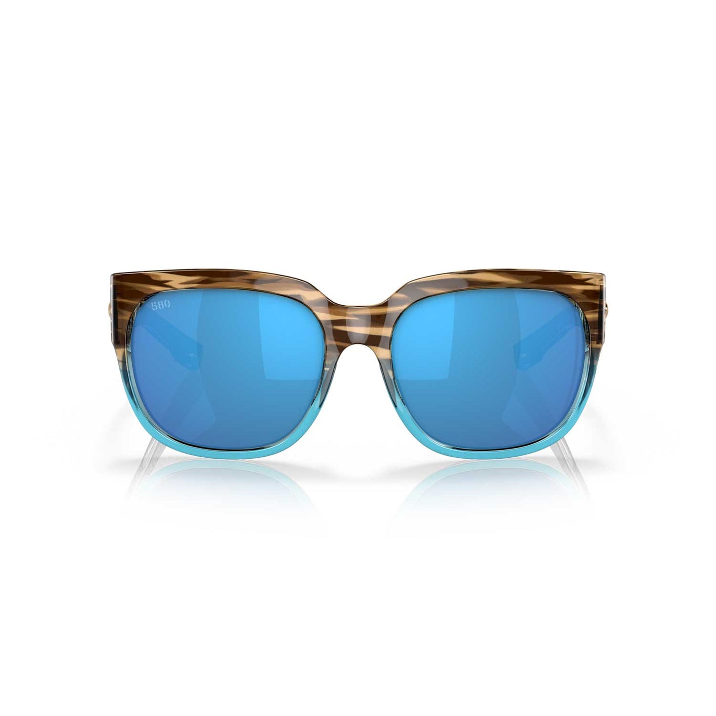 Costa Sunglasses Waterwoman 2 - Shiny Whaoo frame w/ Blue Mirror Lens