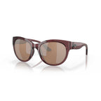 Costa Sunglasses Maya - Shiny Urchin Crystal Frame w/ Copper Silver Mirror Lens - BeachToBlvd