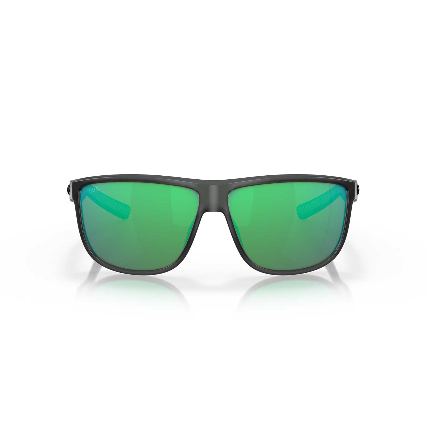 Costa Sunglasses Rincondo - Matte Smoke Crystal Frame - Green Mirror Lens - BeachToBlvd