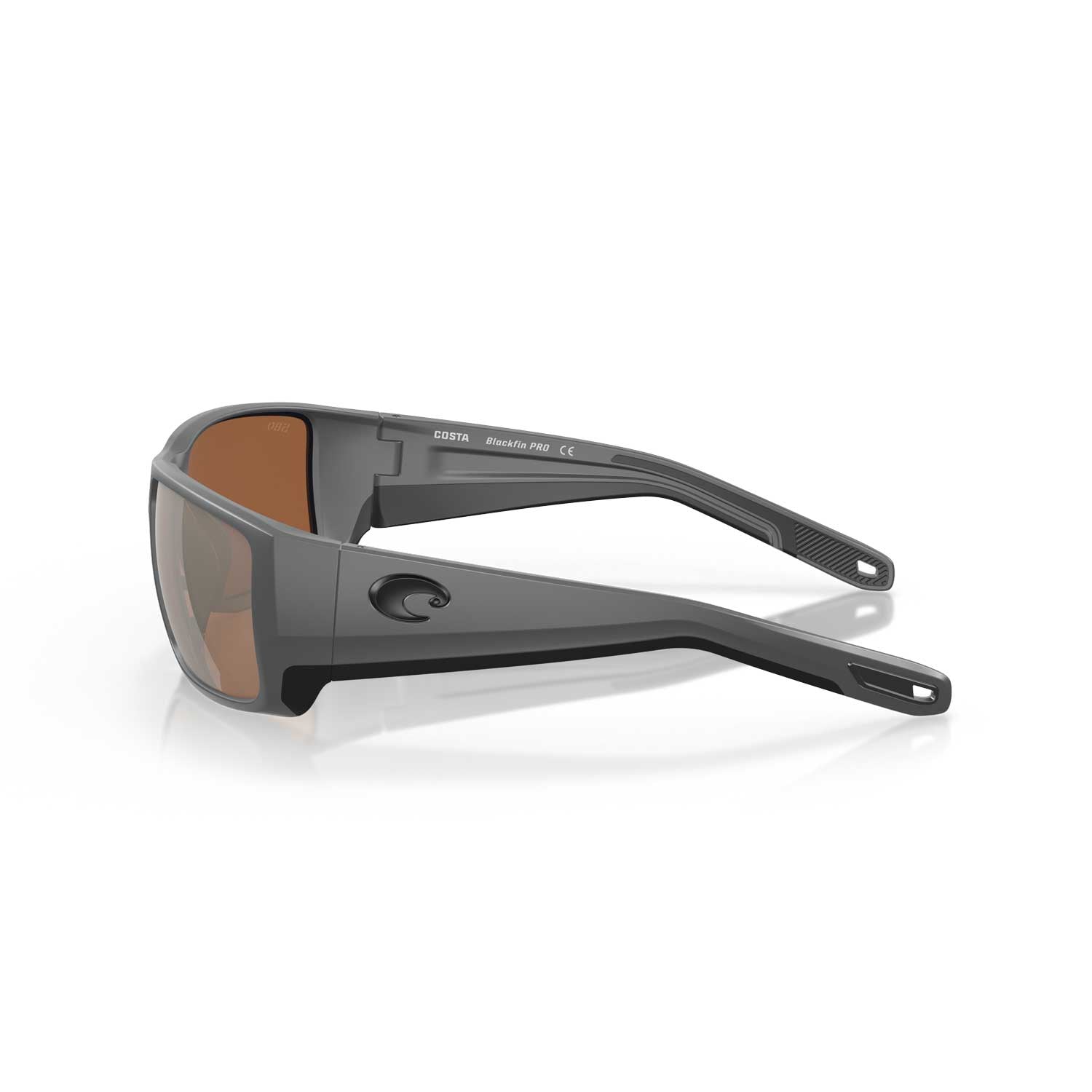 Costa Sunglasses Blackfin Pro - Matte Gray Frame W/ Copper Silver Mirror Lens - BeachToBlvd