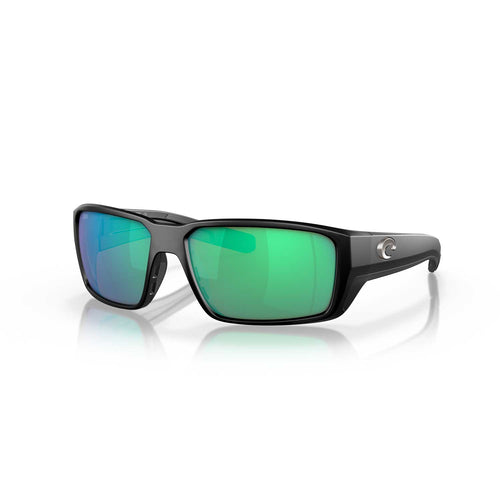 Costa Sunglasses Fantail Pro - Matte Black Frame W/ Green Mirror Lens - BeachToBlvd