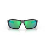 Costa Sunglasses Fantail Pro - Matte Black Frame W/ Green Mirror Lens - BeachToBlvd
