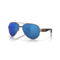 Costa Sunglasses South Point - Golden Pearl Frame W/ Blue Mirror Lens - BeachToBlvd