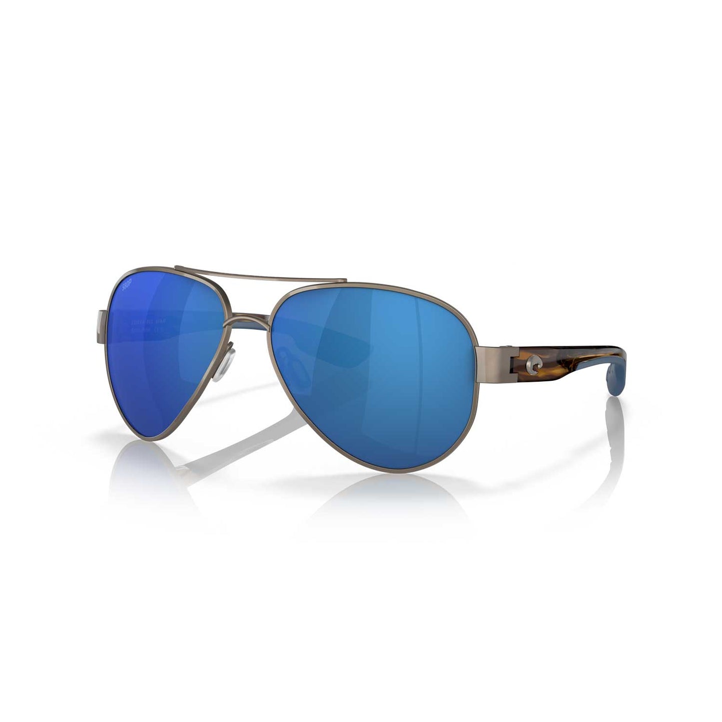 Costa Sunglasses South Point - Golden Pearl Frame W/ Blue Mirror Lens