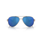 Costa Sunglasses South Point - Golden Pearl Frame W/ Blue Mirror Lens - BeachToBlvd