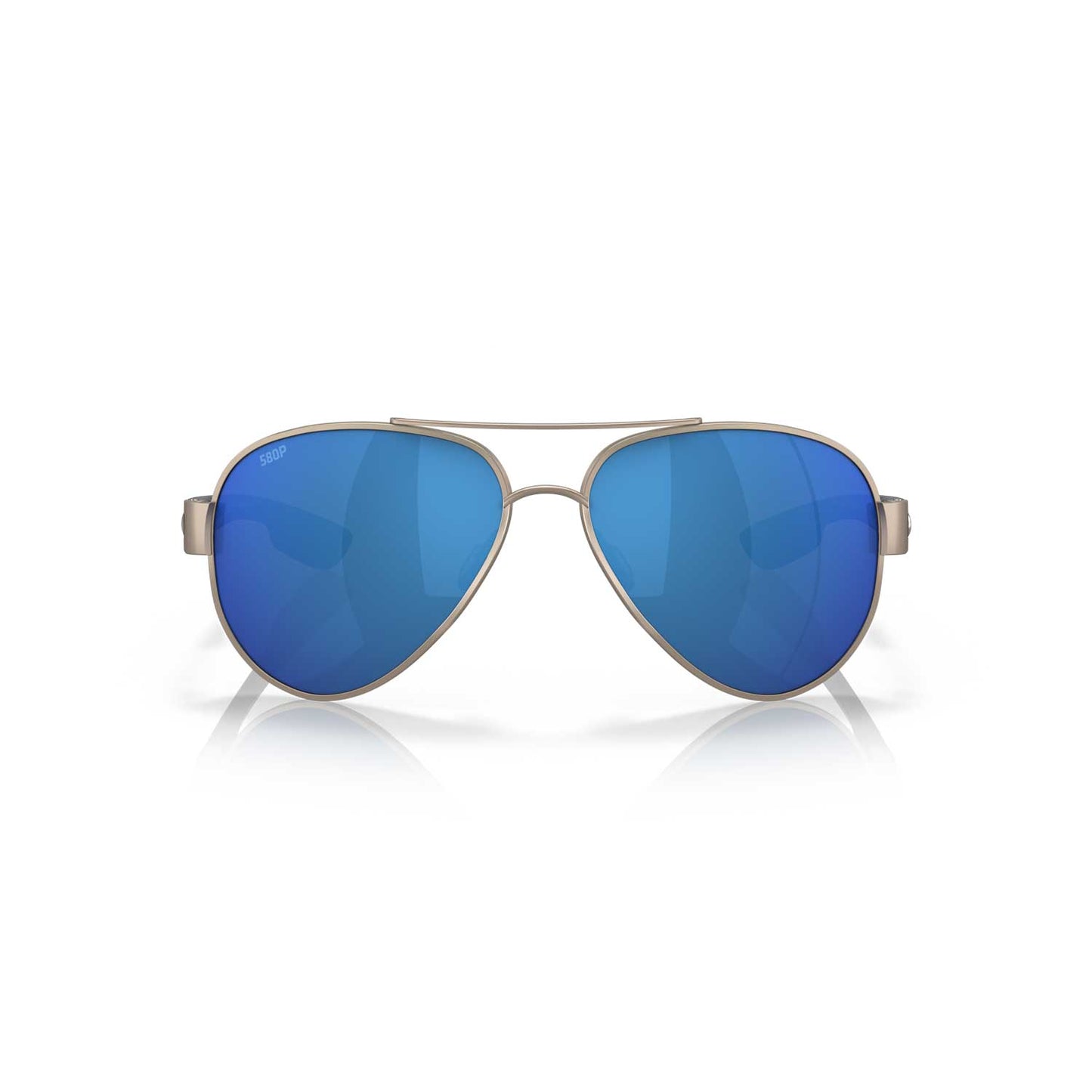 Costa Sunglasses South Point - Golden Pearl Frame W/ Blue Mirror Lens